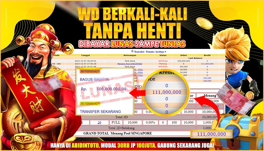 Raih Jackpot Besar Hanya di Abidintoto, Situs Togel Online Terpercaya!